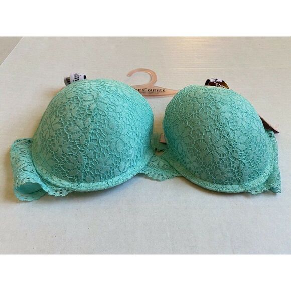 Juicy Couture Sexy Push Up Bra Mint To Be JC2006H - Picture 3 of 9